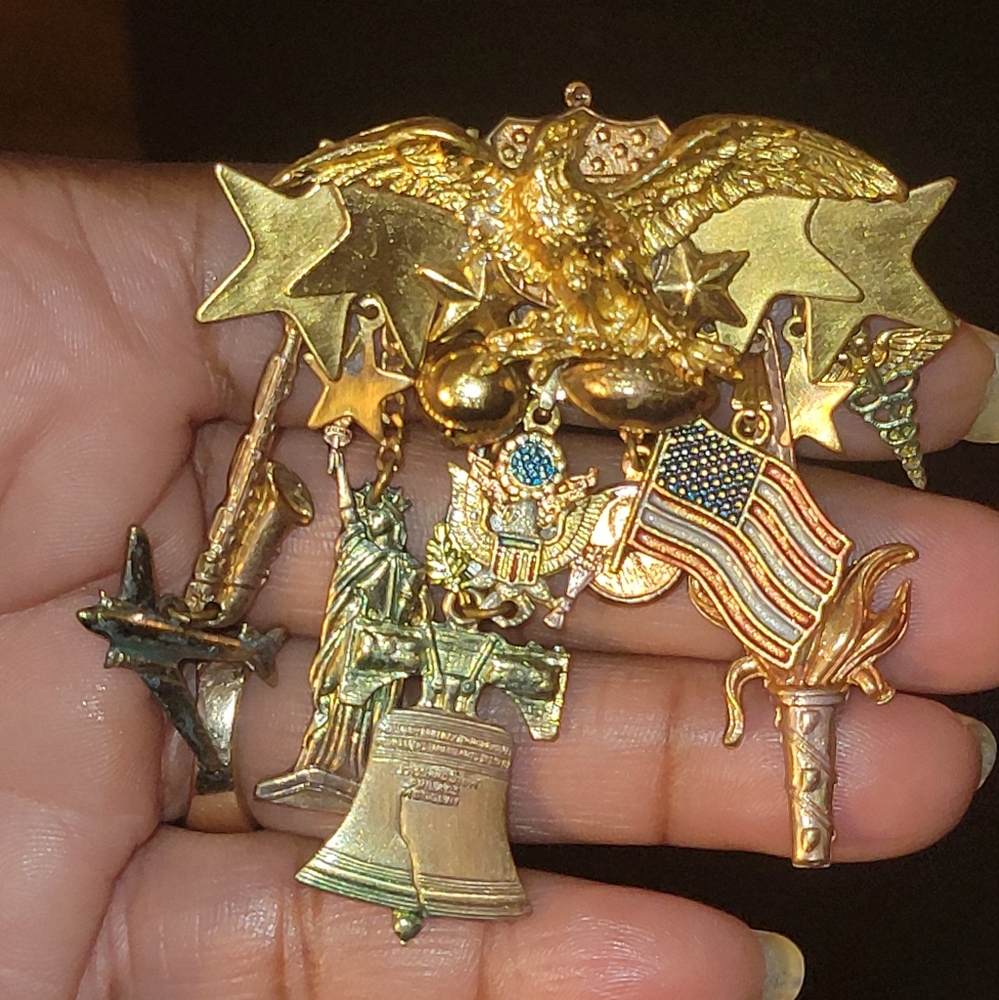 Unique American Eagle Pin/Brooch